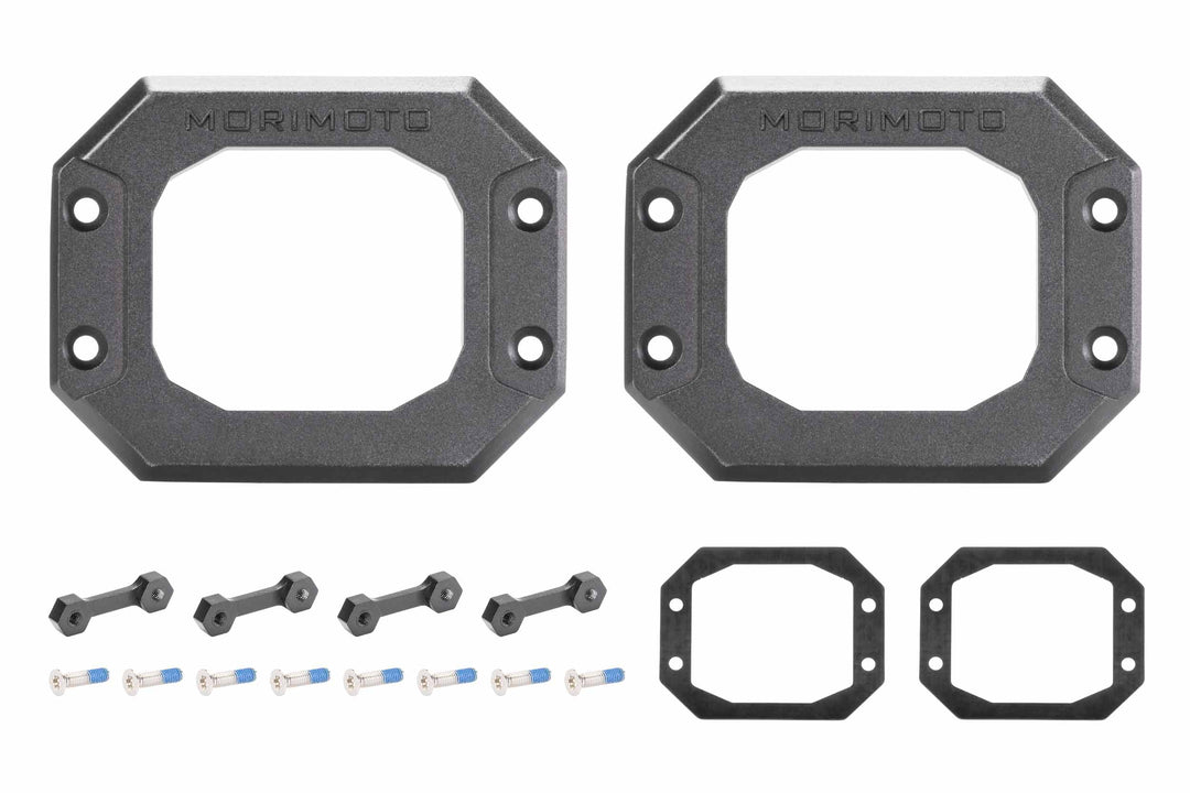 Flush Mounting Kit (Fixed): Morimoto 4Banger Pods (Set)-1