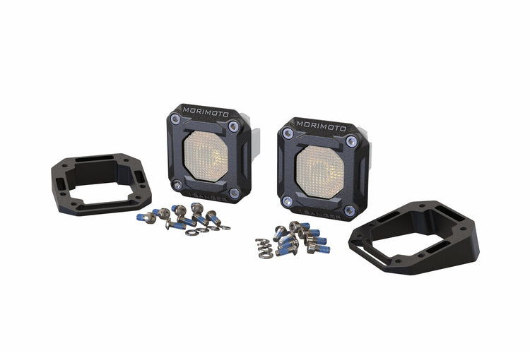 Flush or Angled Mounting Kit: Morimoto 1Banger-1