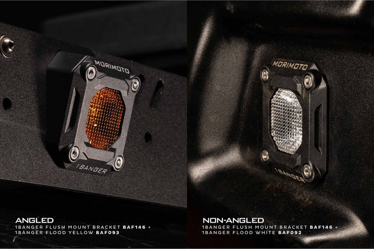 Flush or Angled Mounting Kit: Morimoto 1Banger-10