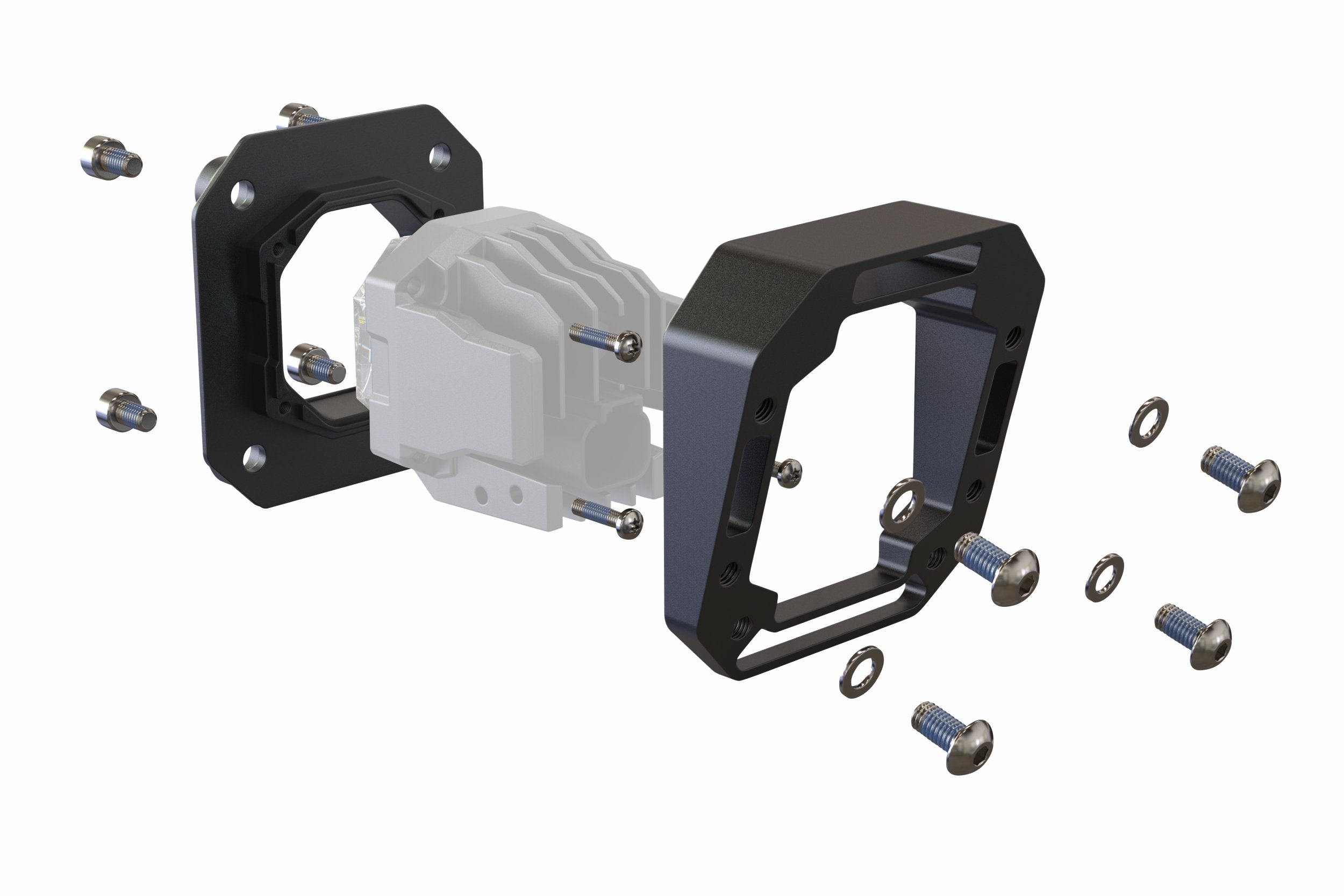 Flush or Angled Mounting Kit: Morimoto 1Banger-4