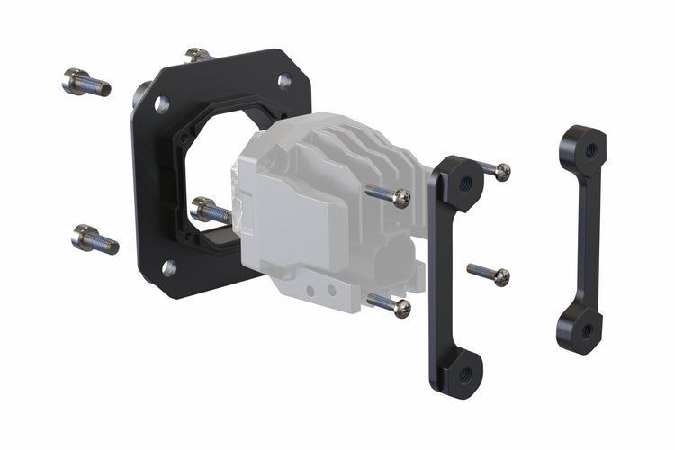 Flush or Angled Mounting Kit: Morimoto 1Banger-5
