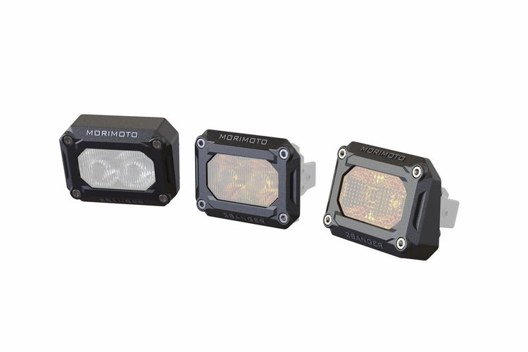 Flush or Angled Mounting Kit: Morimoto 2Banger-2