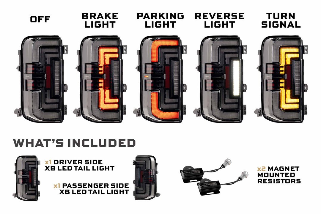 Ford Bronco (2021+): Morimoto XB LED Low Profile Tail Lights-8