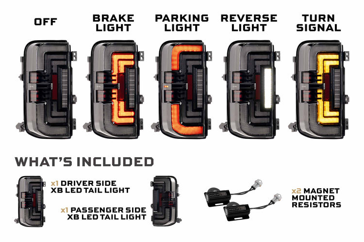 Ford Bronco (2021+): Morimoto XB LED Low Profile Tail Lights-8