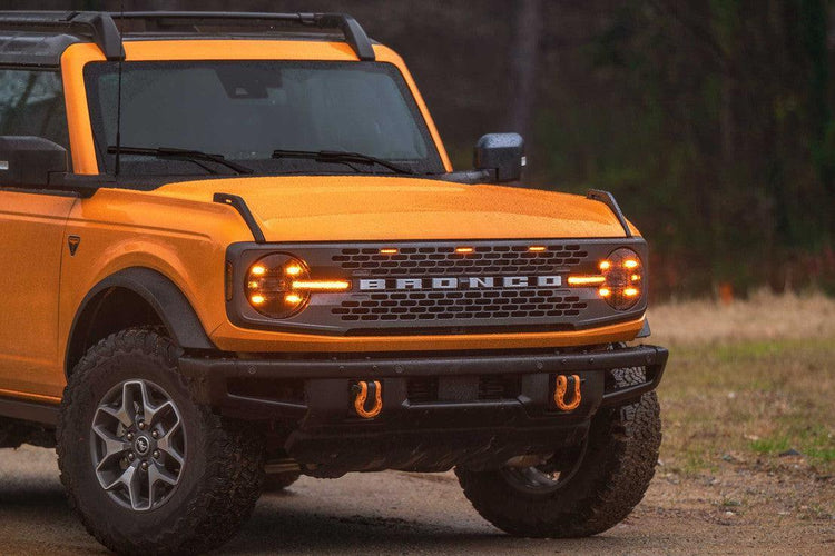 Ford Bronco 21+: Morimoto XB LED Headlights (Amber DRL)-9