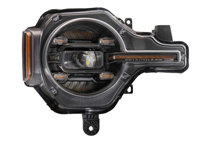 Ford Bronco 21+: Morimoto XB LED Headlights (Amber DRL)-LF497-A