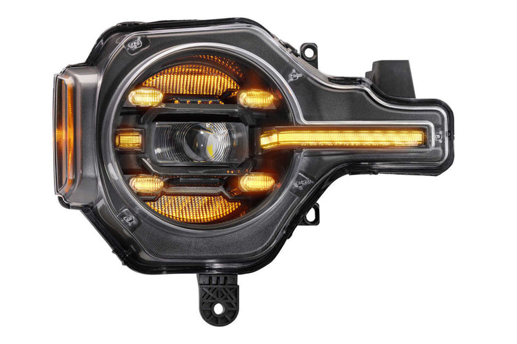 Ford Bronco 21+: Morimoto XB LED Headlights (Amber DRL)-LF497-A