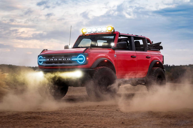 Ford Bronco (21+): Morimoto XRGB LED Headlights (RGB DRL)-1