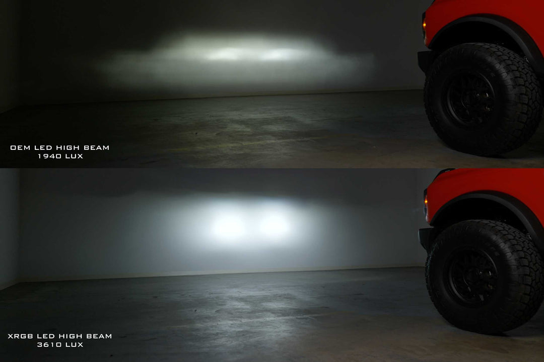 Ford Bronco (21+): Morimoto XRGB LED Headlights (RGB DRL)-LF496
