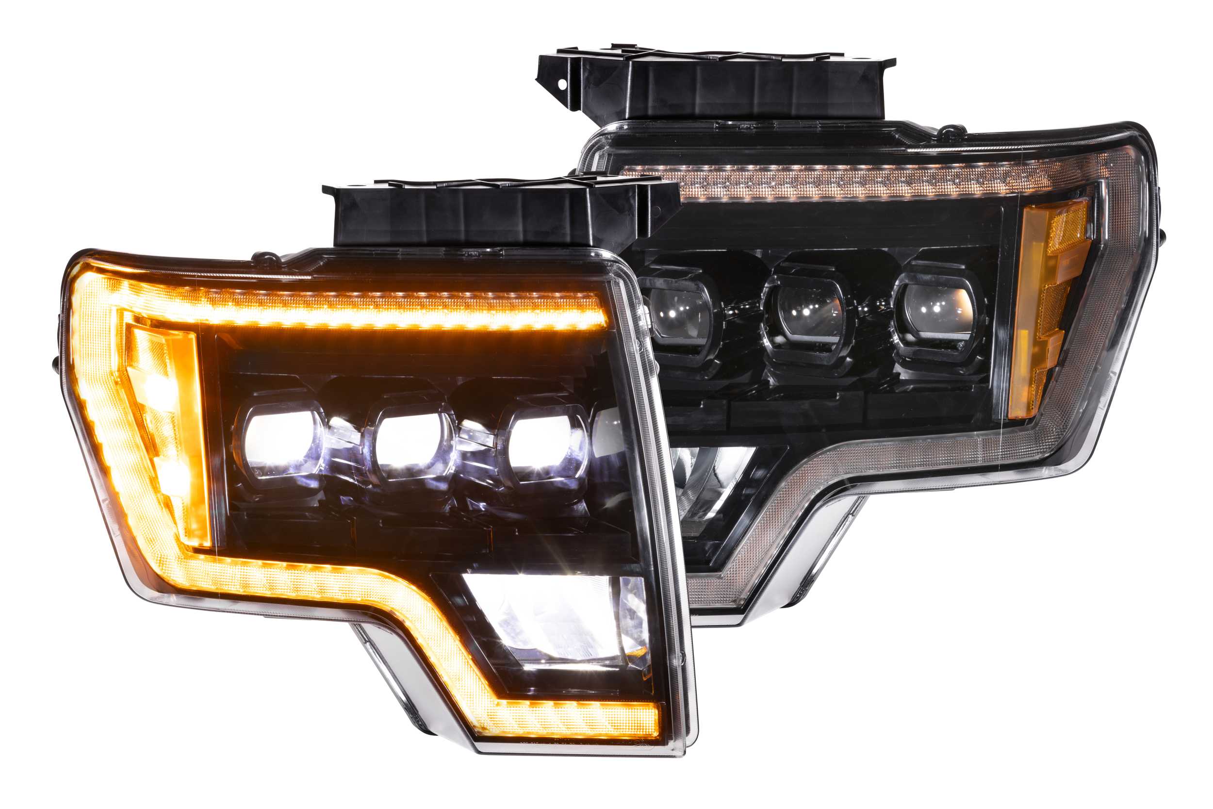 Ford F150 (09-14): Morimoto XB LED Headlights (Amber DRL)-2