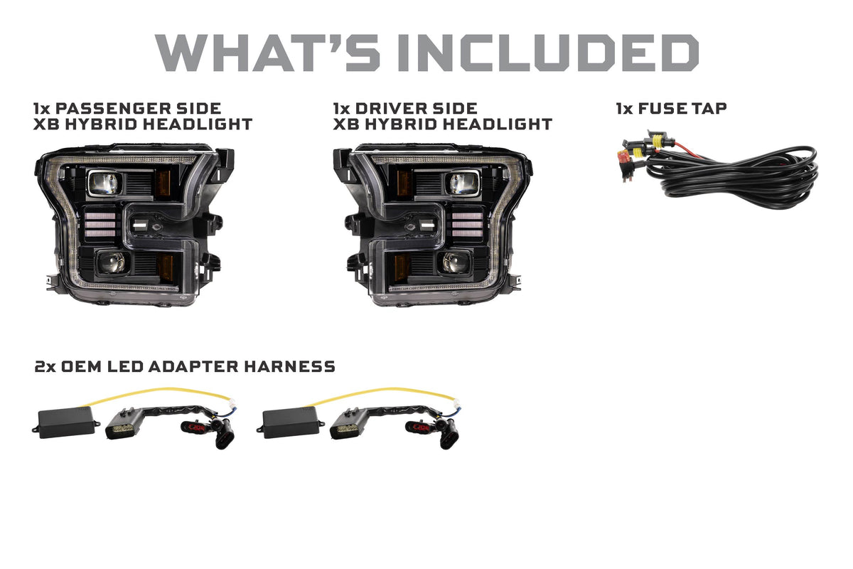 Ford F150 (15-17): Morimoto XB Hybrid LED Headlights-5