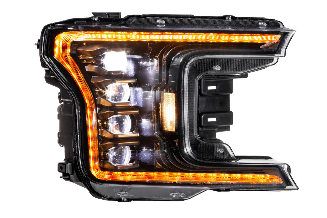 Ford F150 (18-20): Morimoto XB LED Headlights (Amber DRL /Gen 2)-LF501.2-A-ASM