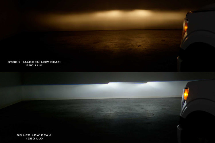 Ford F150 (2021+): Morimoto XB LED Headlights/ Amber DRL-10