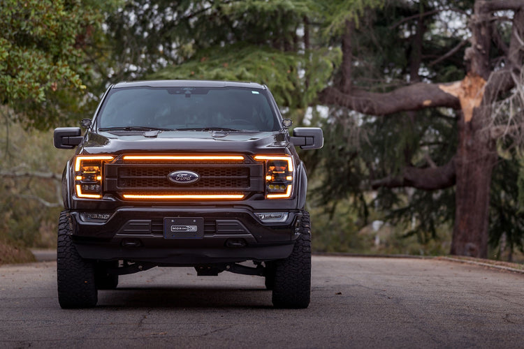 Ford F150 (2021+): Morimoto XB LED Headlights/ Amber DRL-2