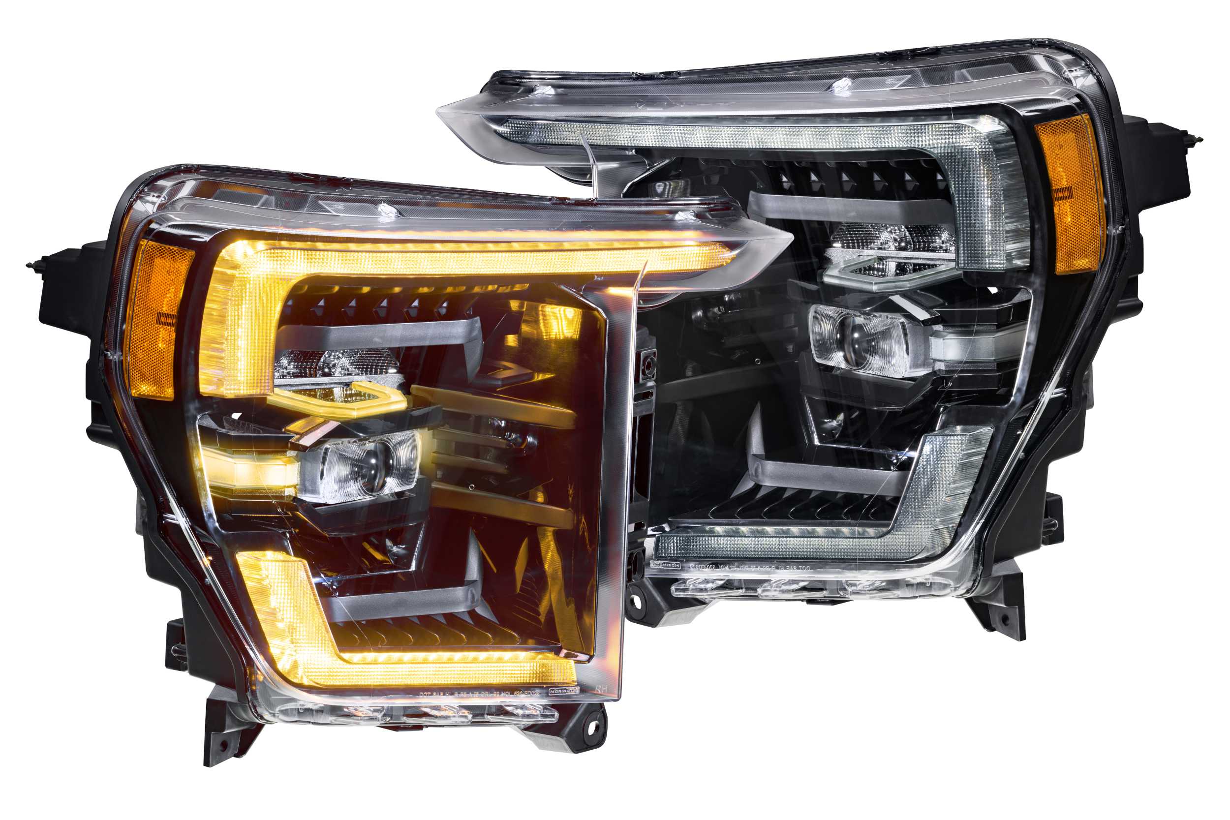 Ford F150 (2021+): Morimoto XB LED Headlights/ Amber DRL-3