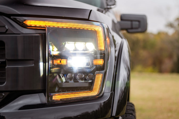 Ford F150 (2021+): Morimoto XB LED Headlights/ Amber DRL-7