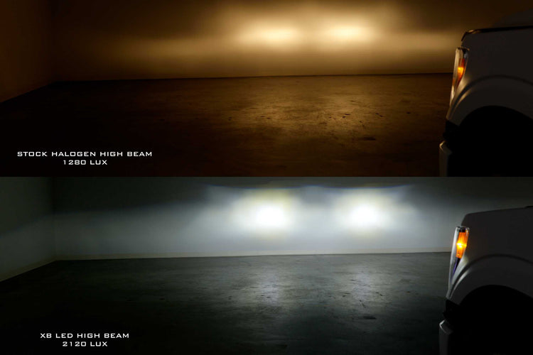 Ford F150 (2021+): Morimoto XB LED Headlights/ Amber DRL-9