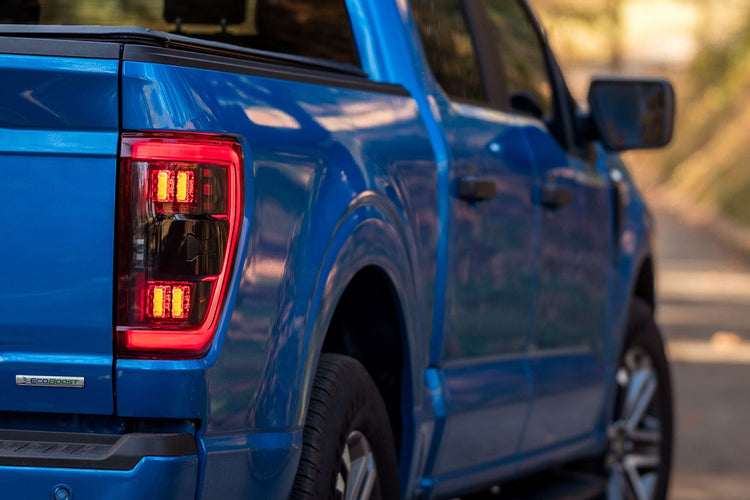 Ford F150 (2021+) (Pair / BLIS / Red): Morimoto XB LED Tails-1