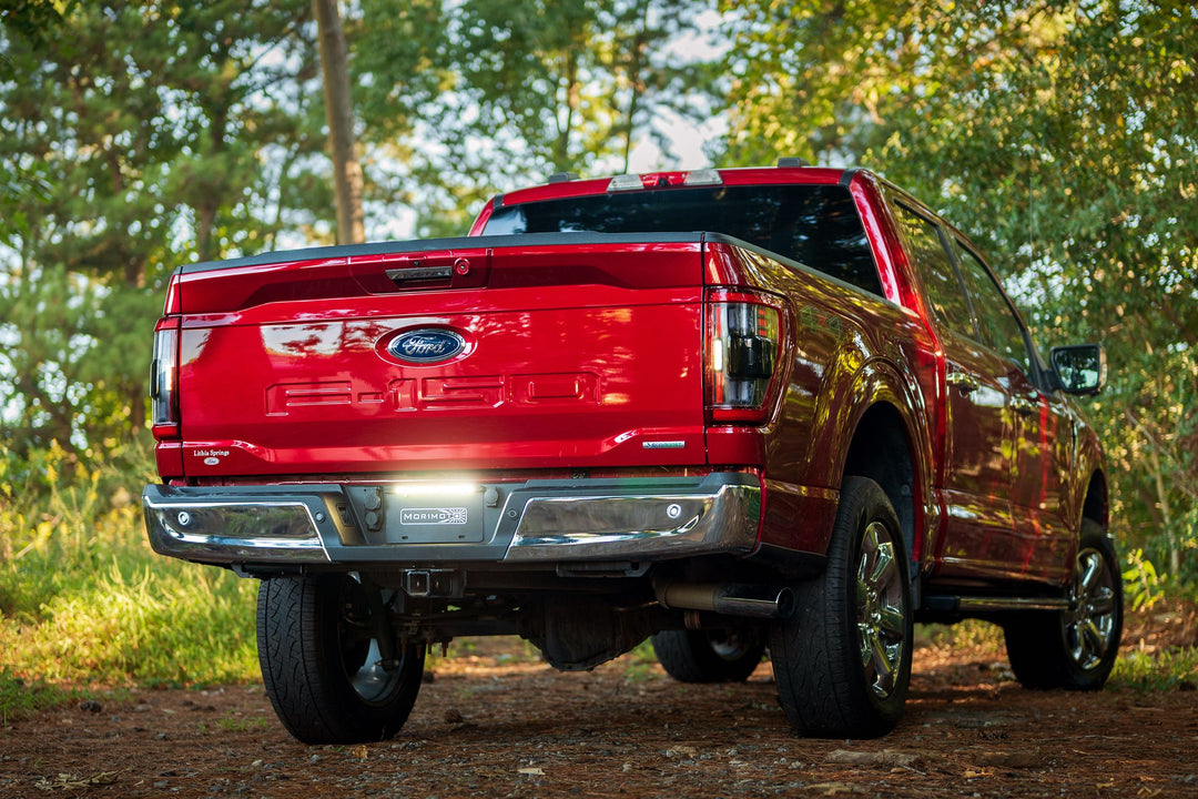 Ford F150 (2021+) (Pair / BLIS / Smoked): Morimoto XB LED Tails-11
