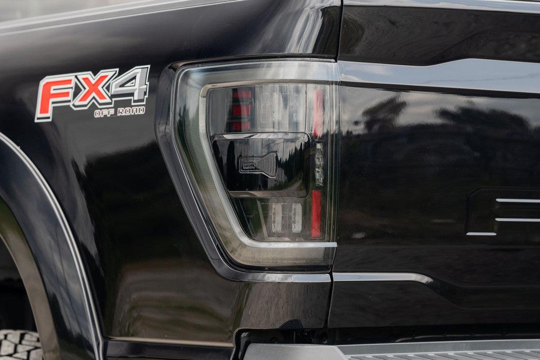 Ford F150 (2021+) (Pair / BLIS / Smoked): Morimoto XB LED Tails-6
