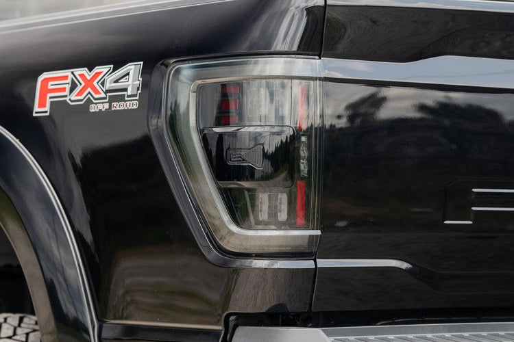 Ford F150 (2021+) (Pair / BLIS / Smoked): Morimoto XB LED Tails-6
