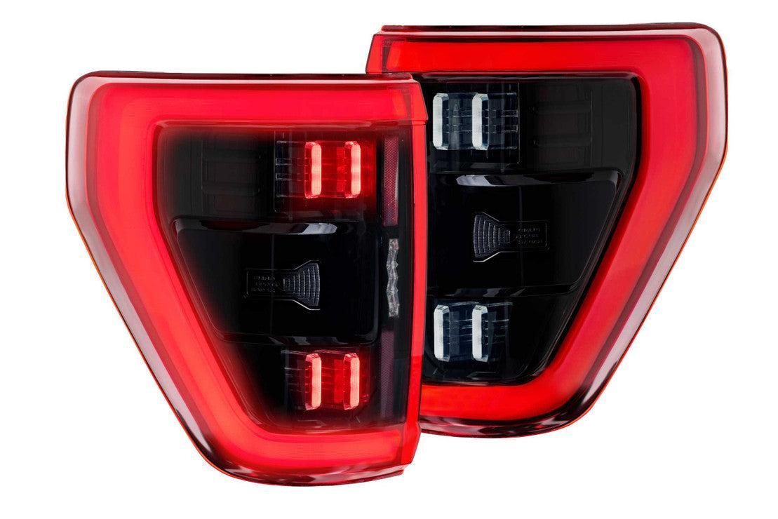 Ford F150 (2021+) (Pair / BLIS / Smoked): Morimoto XB LED Tails-9