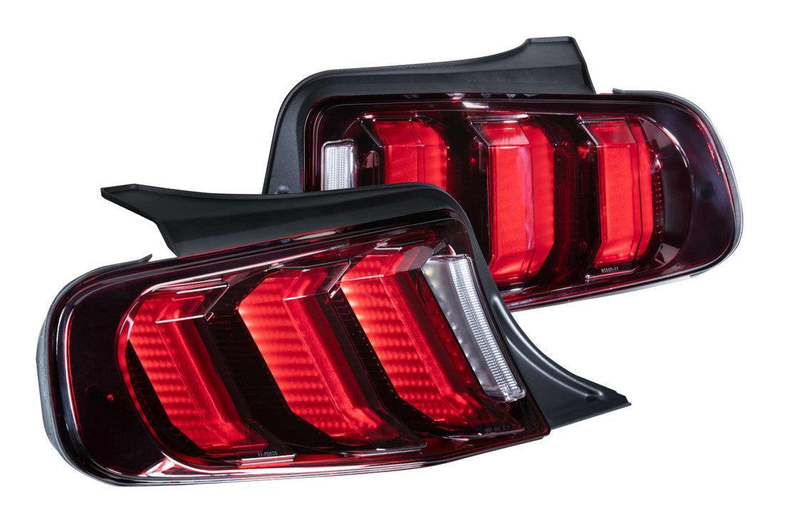 Ford Mustang (10-12) (Pair / Facelift / Red): Morimoto XB LED Tails-3