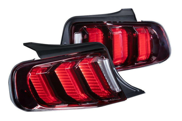 Ford Mustang (10-12) (Pair / Facelift / Red): Morimoto XB LED Tails-3