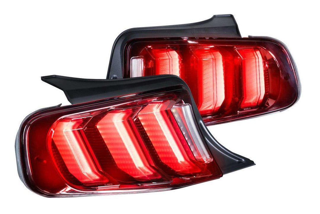 Ford Mustang (13-14) (Pair / Facelift / Red): Morimoto XB LED Tails-4
