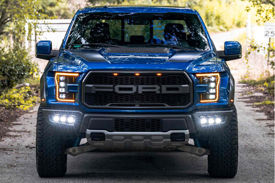 Ford Raptor (16-21): Morimoto XB LED Headlights (Amber DRL/ Gen 2)-1