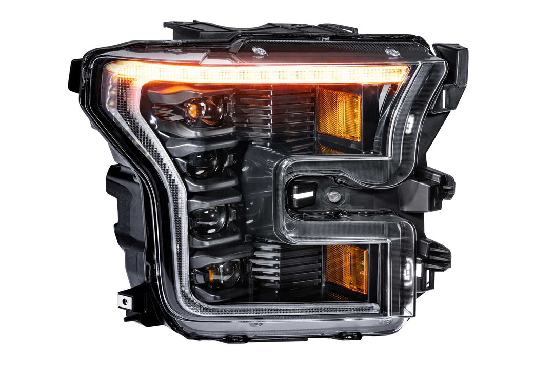 Ford Raptor (16-21): Morimoto XB LED Headlights (Amber DRL/ Gen 2)-8