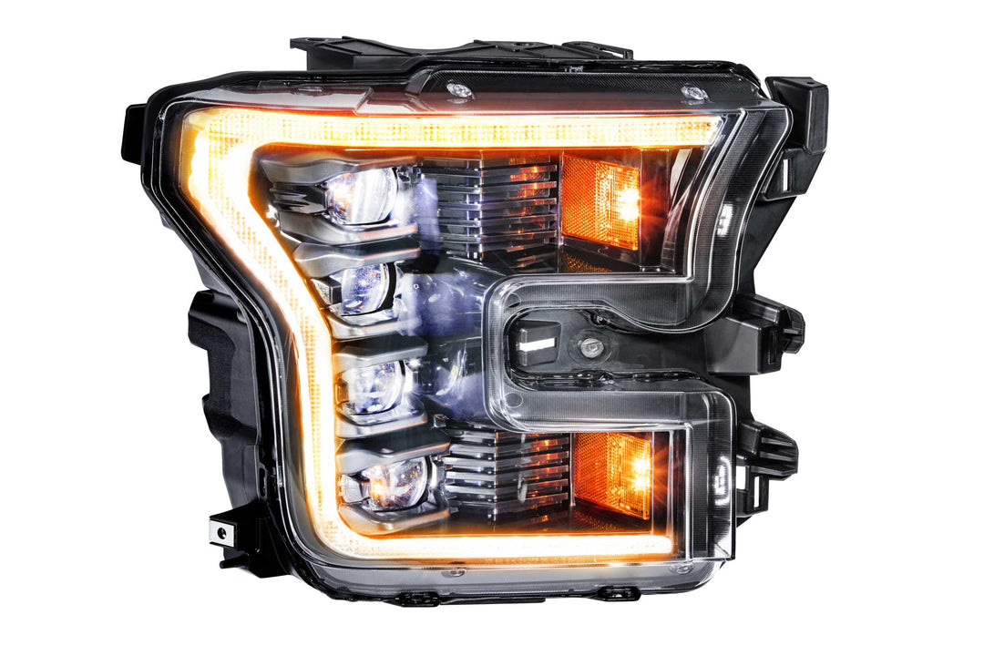 Ford Raptor (16-21): Morimoto XB LED Headlights (Amber DRL/ Gen 2)-9