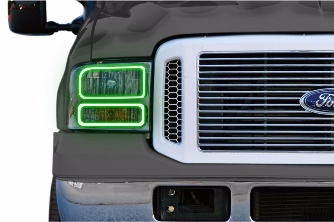 Ford Super Duty (05-07): Profile Prism Fitted Halos (Kit)-LED55