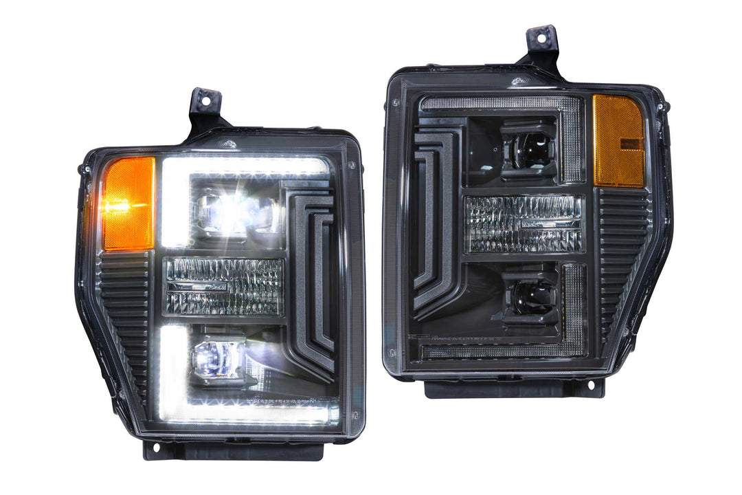 Ford Super Duty (08-10): Morimoto XB Hybrid LED Headlights-2