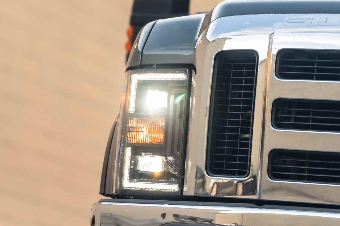 Ford Super Duty (08-10): Morimoto XB Hybrid LED Headlights-7