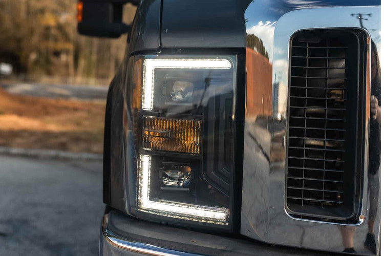 Ford Super Duty (08-10): Morimoto XB Hybrid LED Headlights-8