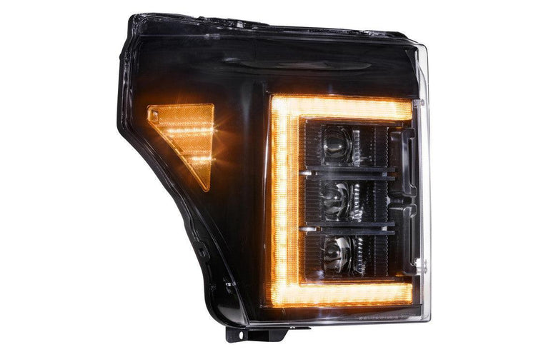 Ford Super Duty (11-16): Morimoto XB LED Headlights (Amber DRL)-4