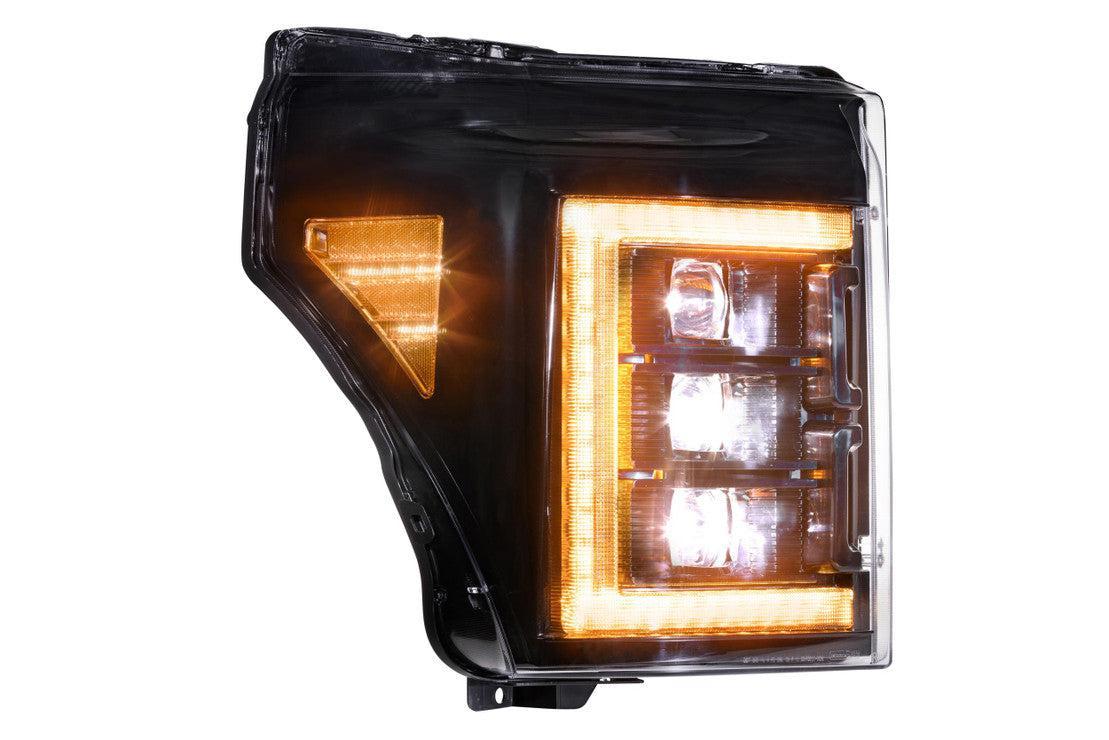 Ford Super Duty (11-16): Morimoto XB LED Headlights (Amber DRL)-5