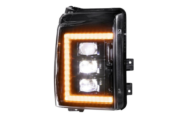Ford Super Duty (11-16): Morimoto XB LED Headlights (Amber DRL)-7