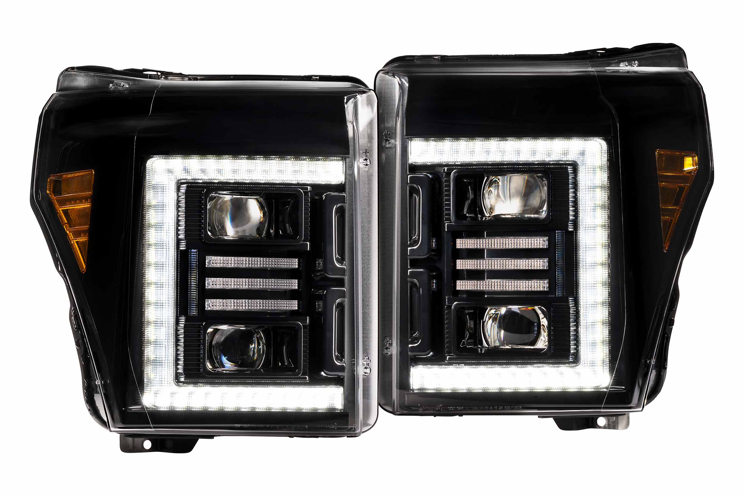 Ford Super Duty (11-16 / Set): Morimoto XB Hybrid LED Headlights-2