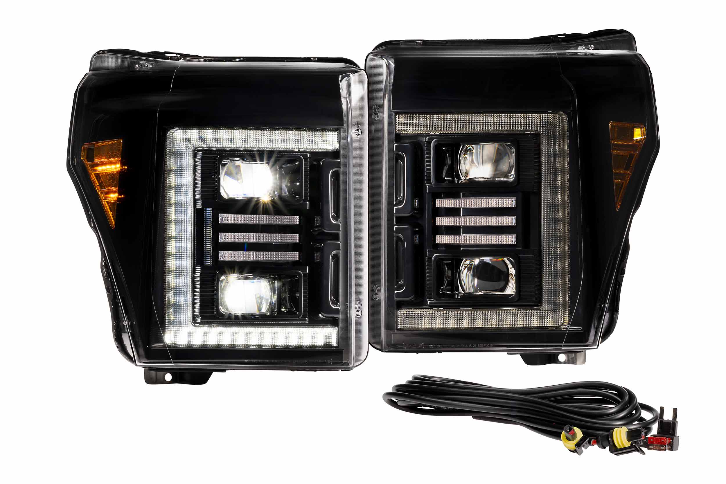 Ford Super Duty (11-16 / Set): Morimoto XB Hybrid LED Headlights-4