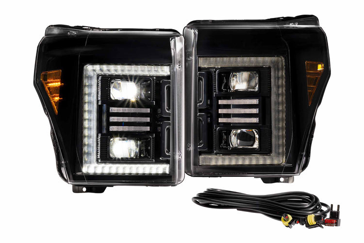 Ford Super Duty (11-16 / Set): Morimoto XB Hybrid LED Headlights-4
