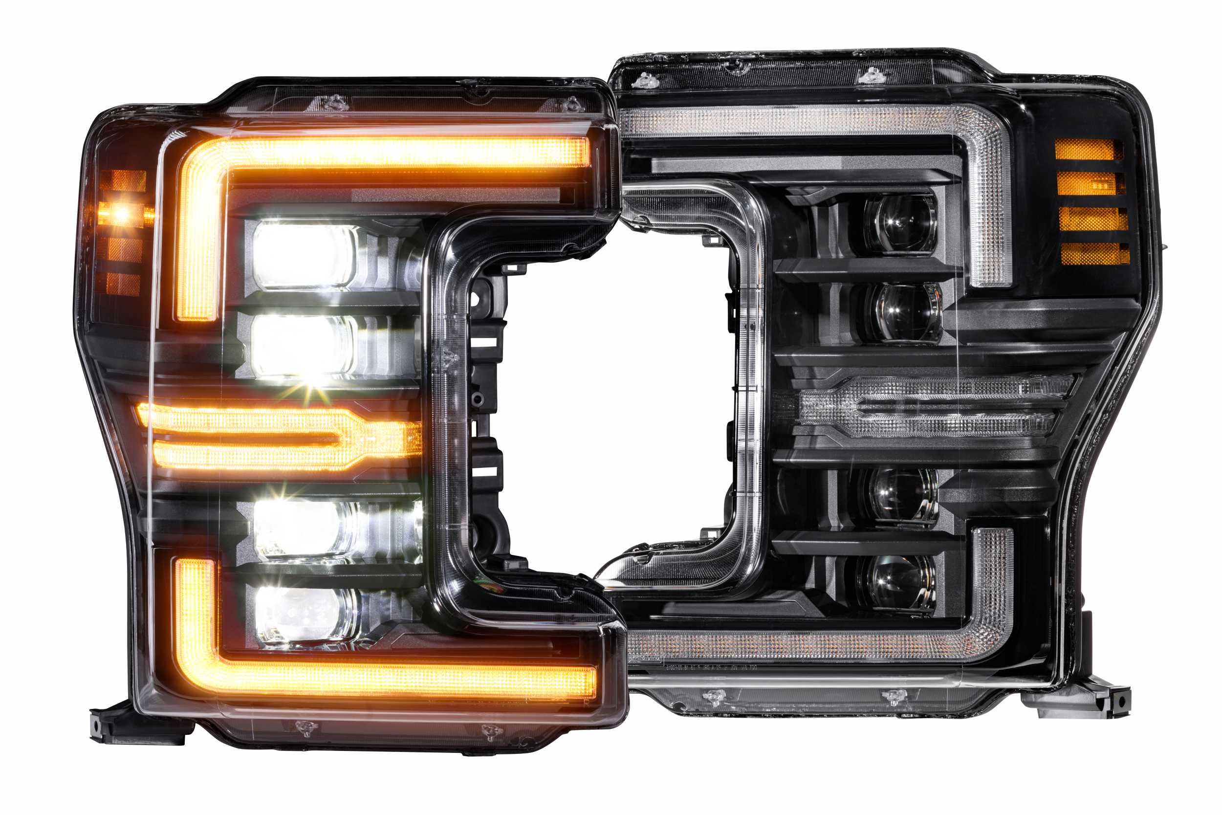 Ford Super Duty (17-19): Morimoto XB LED Headlights (Amber DRL /GEN 2)-2