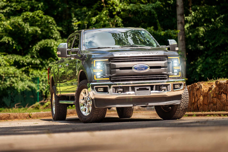 Ford Super Duty (17-19): Morimoto XB LED Headlights (Amber DRL /GEN 2)-9