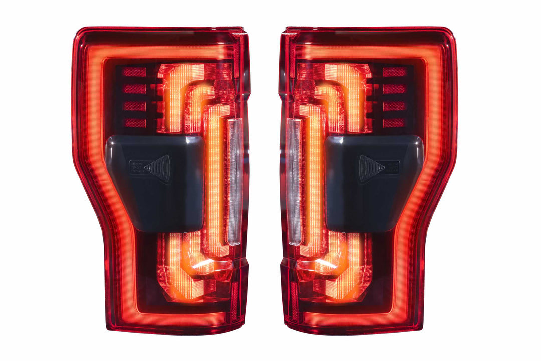 Ford Super Duty (17-22) (Pair / Red): Morimoto XB LED Tails-3