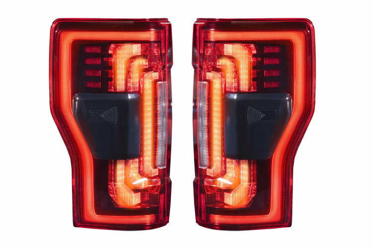 Ford Super Duty (17-22) (Pair / Red): Morimoto XB LED Tails-3