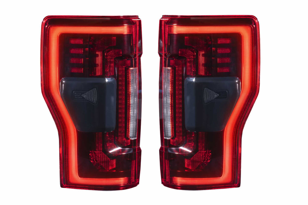 Ford Super Duty (17-22) (Pair / Red): Morimoto XB LED Tails-4