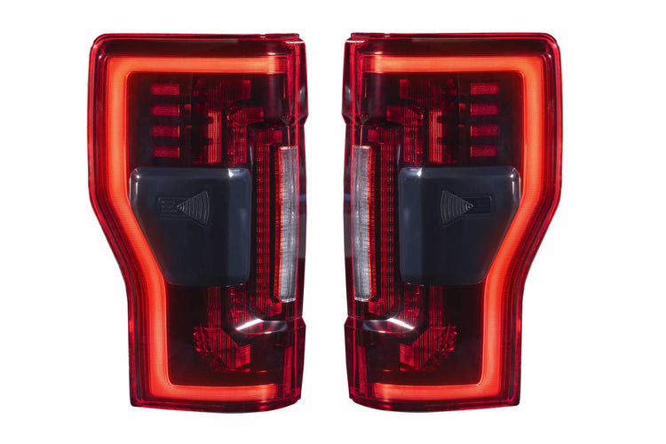 Ford Super Duty (17-22) (Pair / Red): Morimoto XB LED Tails-4