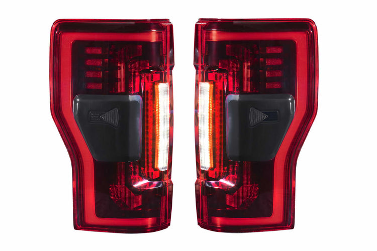 Ford Super Duty (17-22) (Pair / Red): Morimoto XB LED Tails-5