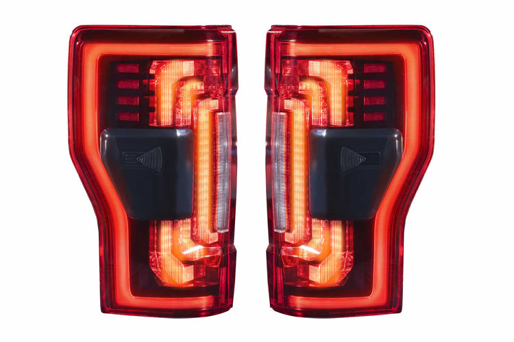 Ford Super Duty (17-22) (Pair / Red): Morimoto XB LED Tails-LF351